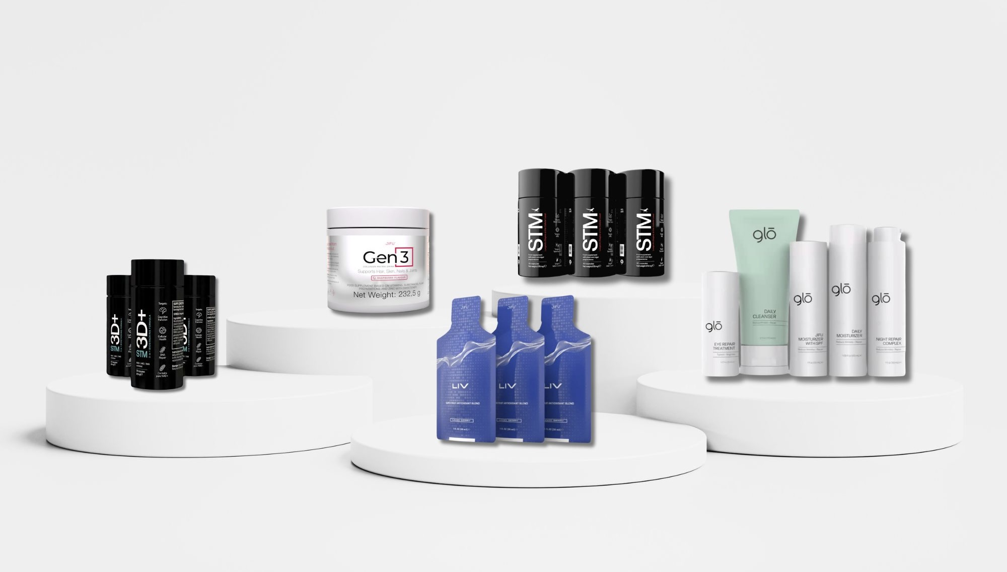 Jifu Produkte, Gen3, LIV, STM, WAV, glo 