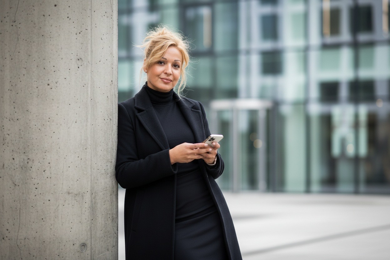 Franziska Pröll – Betonblock Editorial Portrait