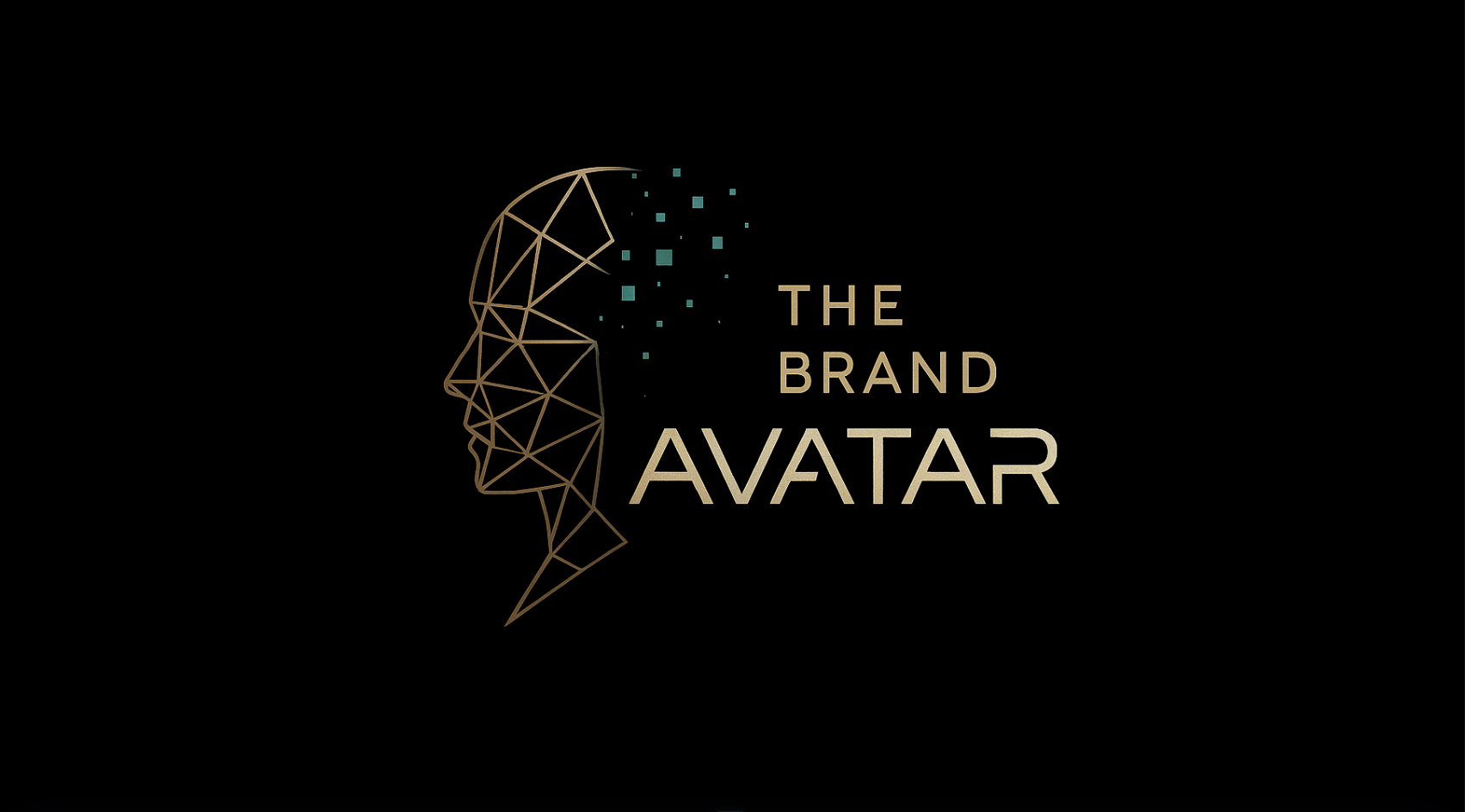 The Brand Avatar – Logo in Gold auf Schwarz