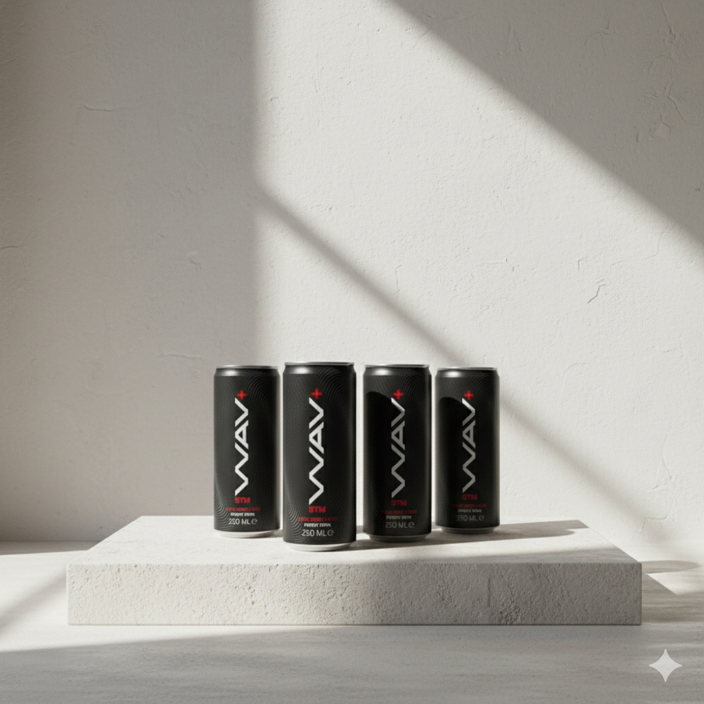 STM WAV+ Energydrink – Produktfoto