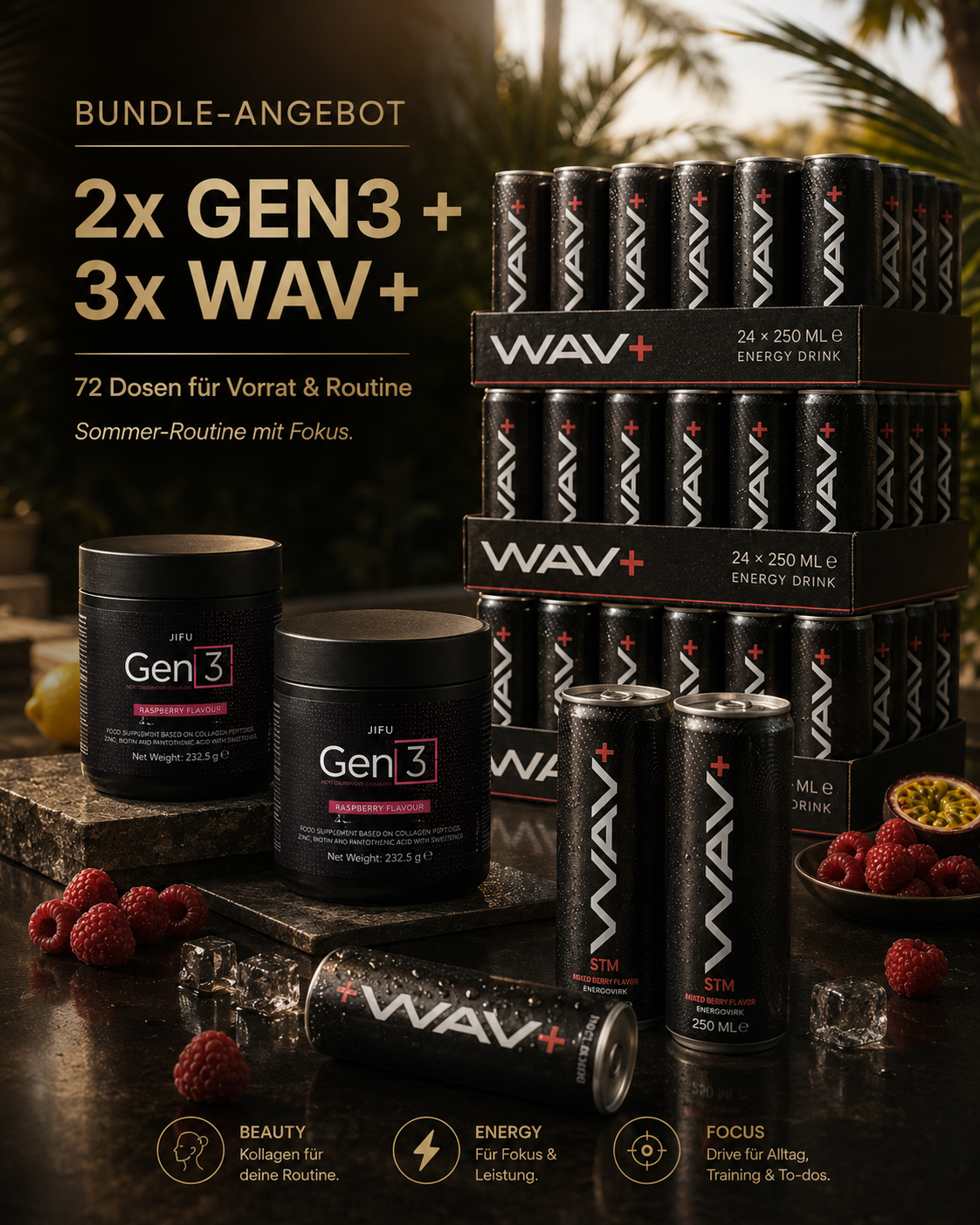 JIFU GEN3 und STM WAV+ Bundle mit 3 Trays WAV+ und 2 Dosen GEN3