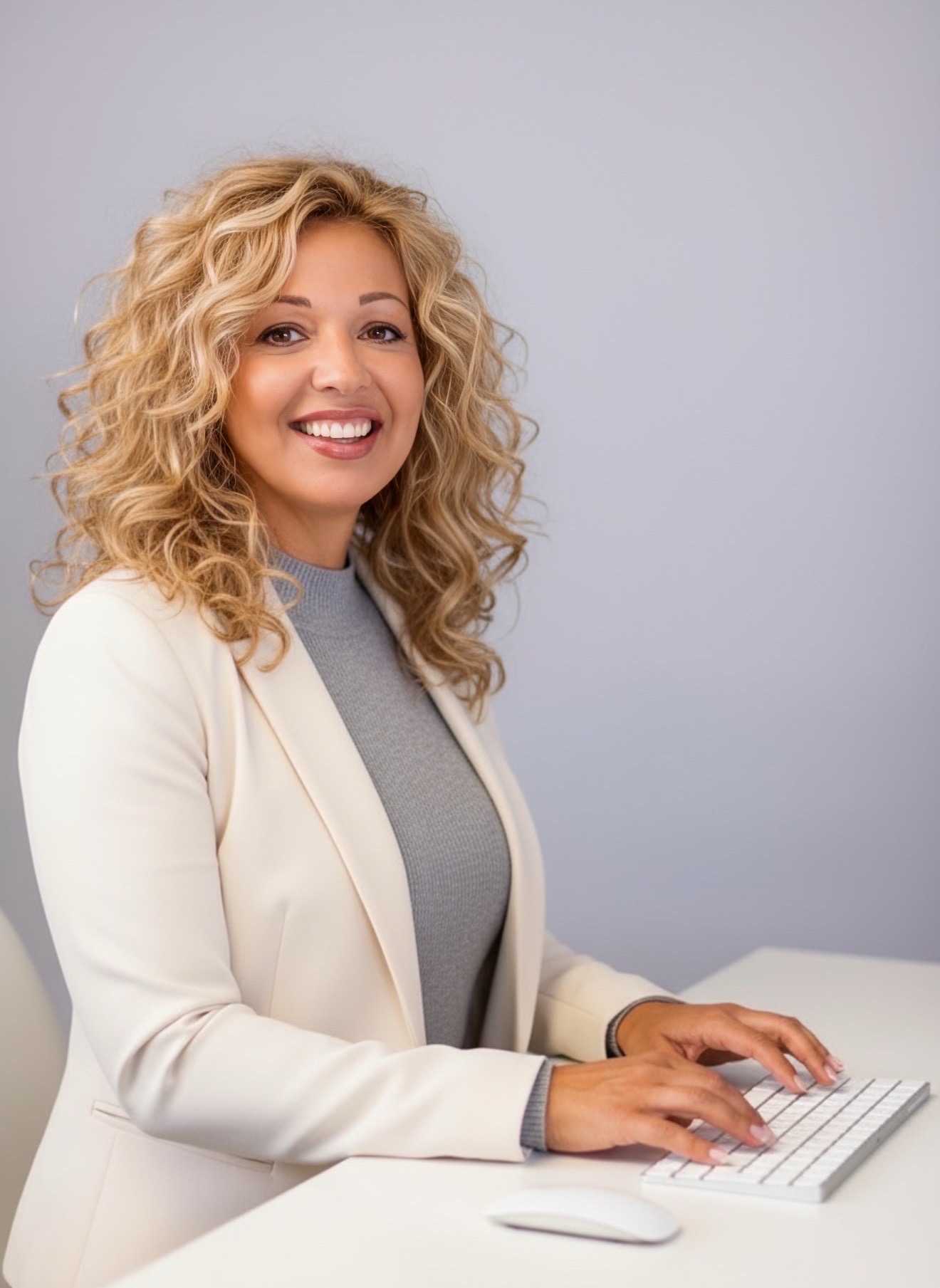 Franziska Pröll am Schreibtisch – professionell und nahbar